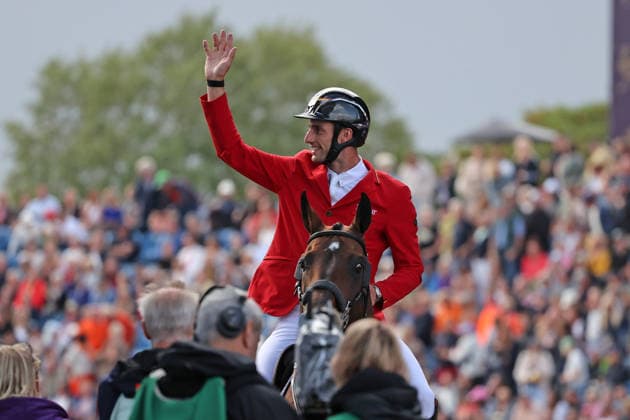 Richard Vogel (GER, Deutschland) mit Pferd United Touch S, aktueller Europameister und Sieger des Rolex Grand Prix von Aachen 2026 (CHIO Aachen)s FEI Jumping World Championship, WM, Weltmeisterschaft Second Competition Team Final & Second Individual Qualifier, Mercedes-Benz Prize, Springen, FEI Jumping World Championship , Turkish Airlines-Prize, Einzel und Teamwertung, Jumping , AACHEN - FEI World Championships 2026, Weltfest des Pferdesports, Reitsport Weltmeisterschaft 2026, Aachen 2026, Welcome Home 2026, Aachener Soers, 11. bis 23. August 2026, Reitsport, 20.08.2026, Aachen Aachener Soers Deutschland *** Richard Vogel (GER), Germany, riding United Touch S, current European Champion and winner of the 2026 Rolex Grand Prix in Aachen, CHIO Aachen, FEI Jumping World Championship Second Competition, Team Final, Second Individual Qualifier, Mercedes-Benz Prize, Show Jumping, FEI Jumping World Championship, Turkish Airlines Prize, Individual and Team Standings, Show Jumping, AACHEN FEI World Championships 2026, World Festival of Equestrian Sports, 2026 Equestrian World Championships, Aachen 2026, Welcome Home 2026, Aachen Soers, August 11–23, 2026, Equestrian Sports, August 20, 2026, Aachen Soers, Germany