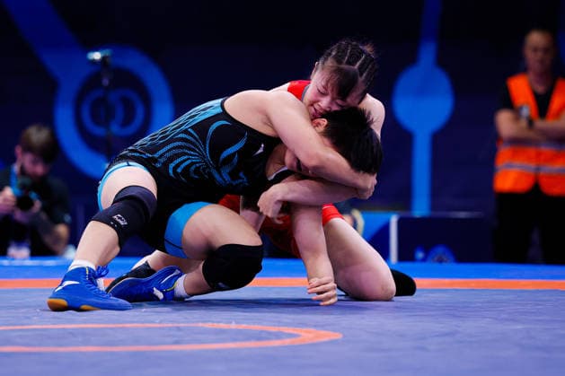 U20 World Championships 57kg WW - Konami Ono (JPN) df. Xinyu Wang (CHN) *** U20 World Championships, 57 kg Open Weight: Konami Ono (JPN) def. Xinyu Wang (CHN) Copyright: xKostadinxAndonovx