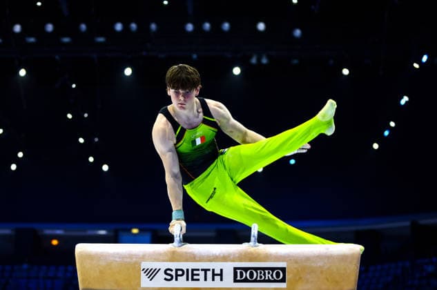 2026 Men s Artistic European Championships, Arena Zagreb, Croatia 19 8 2026 Men™s Pommel Horse Ireland™s Evan Kinsella Evan Kinsella 19 8 2026  Copyright: xNikolaxKrsticx 0NIK0100