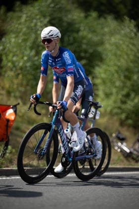 Lidl Deutschland Tour, Etappe 1, 20.08.2026 Guus van den Eijnden (NED, Alpecin-Premier Tech Development Team) Germany *** Lidl Germany Tour, Stage 1, August 20, 2026 Guus van den Eijnden (NED), Alpecin Premier Tech Development Team Germany Copyright: xCarlaxHilgerx