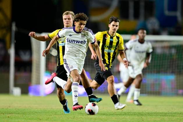 Kairat Almaty v RSC Anderlecht - UEFA Europa League ALMATY, KAZACHSTAN - AUGUST 20 : during the UEFA Europa League 2026 27 play-off round first leg between Kairat Almaty and RSC Anderlecht on August 20, 2026 in Almaty, Kazachstan, 20 08 2026 Almaty Kazachstan  Copyright: xJanxDexMeuleneirx
