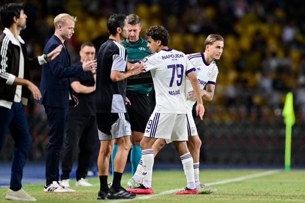 Kairat Almaty v RSC Anderlecht - UEFA Europa League ALMATY, KAZACHSTAN - AUGUST 20 : Maamar Ali defender of RSC Anderlecht and Winkler Marten of RSC Anderlecht during the UEFA Europa League 2026 27 play-off round first leg between Kairat Almaty and RSC Anderlecht on August 20, 2026 in Almaty, Kazachstan, 20 08 2026 Almaty Kazachstan  Copyright: xJanxDexMeuleneirx
