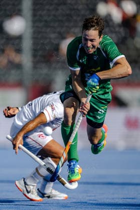 2026 Men s FIH Hockey World Cup, Belfius Hockey Arena, Wavre, Belgium 20 8 2026 Ireland vs Spain Ireland™s Sean Murray with Alejandro Alonso of Spain Sean Murray with Alejandro Alonso 20 8 2026  Copyright: xx WP7_7029 20260820_1