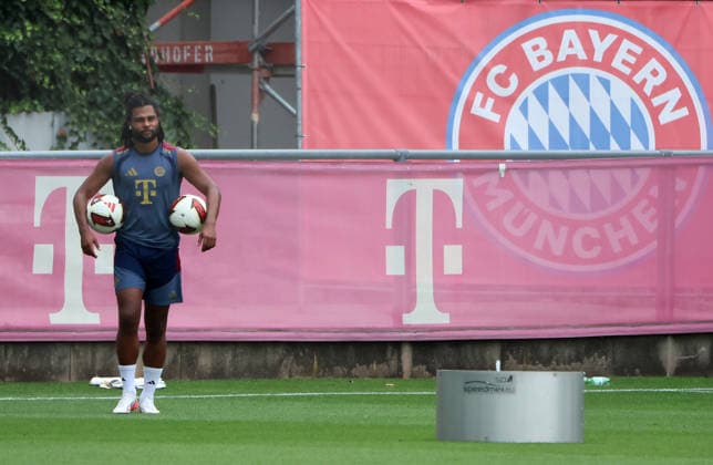 Football, Bundesliga 1, FC Bayern Munich, Serge Gnabry during individual training