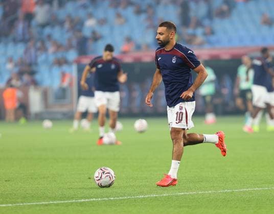Trabzonspor v Ferencvaros - UEFA Europa League TRABZON, TURKIYE - AUGUST 20: Mohamed Salah of Trabzonspor warms up ahead of the first leg of the UEFA Europa League play-off round between Trabzonspor and Ferencvaros at Papara Park in Trabzon, Turkiye, on August 20, 2026. Hasan Tascan Anadolu Trabzon Turkey. Editorial use only. Please get in touch for any other usage.  Copyright: x2026xAnadoluxHasanxTascanx