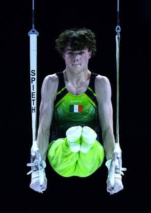 2026 Men s Artistic European Championships, Arena Zagreb, Zagreb, Croatia 20 8 2026 Men™s Rings Ireland™s Robert Ward Robert Ward 20 8 2026  Copyright: xx 0NIK0275
