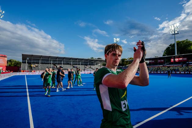 2026 Men s FIH Hockey World Cup, Belfius Hockey Arena, Wavre, Belgium 20 8 2026 Ireland vs Spain Ireland™s Alistair Empey dejected after the game Alistair Empey dejected after the game 20 8 2026  Copyright: xx WP8_6411 20260820