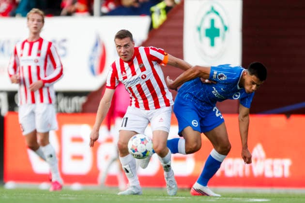 Conference Leauge menn, play-off 2026: Tromso - Brighton Tromso 20260820. Tromsos Ruben Yttergard Jenssen under playoff-kampen i Conference League-kvalifiseringen i fotball mellom Tromso og Brighton pa Romssa Arena. Foto: Rune Stoltz Bertinussen NTB Tromso Norge EDITORIAL USE ONLY. RESTRICTED USE FOR BETTING COMPANIES Ref:_SPOt0h2nksZDNc.jpg *** Conference League Men, 2026 Conference League Playoffs: Tromsø vs. Brighton, August 20, 2026. Tromsø’s Ruben Yttergard Jenssen during the Conference League qualifying playoff match between Tromsø and Brighton at Romssa Arena. Photo by Rune Stoltz Bertinussen, NTB, Tromsø, Norway. EDITORIAL USE ONLY RESTRICTED USE FOR BETTING COMPANIES  Copyright: xRunexStoltzxBertinussenx xNTBx