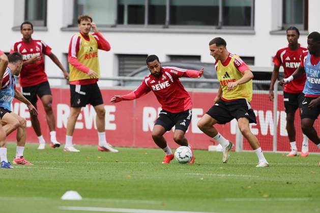 Training, 1. FC Köln,Mitte rechts: Said El Mala (1. FC Köln), 20.08.2026, Bild: *** Local Caption *** *** Sports Training, 1. FC Köln, center right: Said El Mala, 1. FC Köln, August 20, 2026, Photo *** Local Caption ***