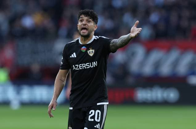 ENSCHEDE - FK Qarabag aanvaller Kady tijdens de UEFA Conference League wedstrijd tussen FC Twente en FK Qarabag in Golsch Veste op 20 augustus 2026 in Enschede , Nederland. - *** ENSCHEDE: FK Qarabag forward Kady during the UEFA Conference League match between FC Twente and FK Qarabag at Golsch Veste on August 20, 2026, in Enschede, the Netherlands