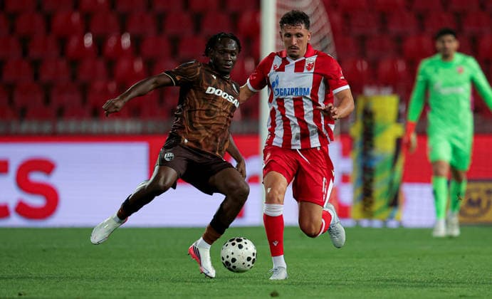 Football, Europa League qualifiers, Red Star Belgrade v Viktoria Plzeň