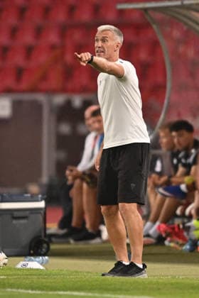 CRVENA ZVEZDA vs VIKTORIA PLZEN MARTIN HYSKY coach football Crvena zvezda vs Viktoria Plzen UEFA Europa league qualifications match at Rajko Mitic stadium , Belgrade 20.08.2026 Foto: FOOTBALL, UEFA EUROPA LEAGUE QUALIFICATIONS, CRVENA ZVEZDA, RED STAR, VIKTORIA PLZEN Belgrade Rajko Mitic stadium Serbia Copyright: xMarkoxMetlas xMNxPressx