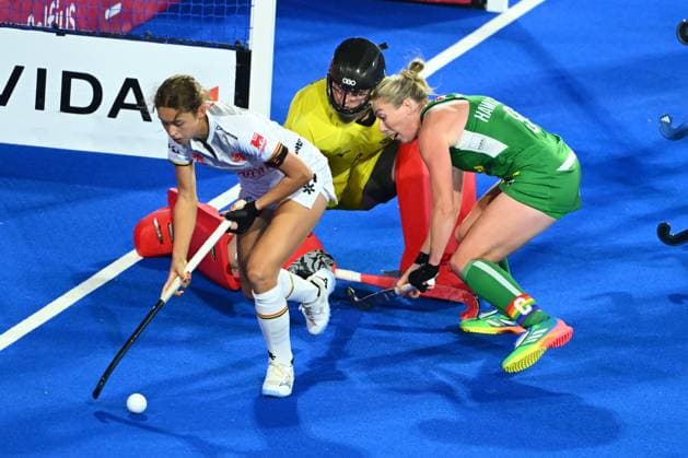 Belgium v Ireland - FIH Hockey World Cup 2026 WAVRE, BELGIUM - AUGUST 20 : de Clerck Perrine midfielder of Belgium during the FIH Hockey World Cup 2026 M24 first phase group pool C match between Belgium and Ireland on August 20, 2026 in Wavre, Belgium, 20 08 2026 Wavre Belgium  Copyright: xVincentxKalutx