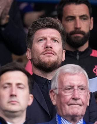 Scotland Men s Team Manager Sebastien Pocognoli in the directors box Rangers v Jablonec, UEFA Conference League, Play-Off Round, First Leg, Football, Ibrox Stadium, Glasgow, Scotland, UK - 20 Aug 2026Glasgow Ibrox Stadium Scotland United Kingdom  Copyright: xStuartxWallace Shutterstockx 17108686m