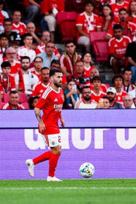 SL Benfica v AGF Aarhus - UEFA Europa League (Qual.) 2026 27 Playoff 1Âª Mao Rafa Silva 27, medio ofensivo do SL Benfica durante a partida entre SL Benfica v AGF Aarhus, para a UEFA Europa League (Qual.) 2026 27 Playoff 1Âª Mao no Estadio da Luz, Portugal (Foto de Diogo Faria Reis Avant Sports) Lisboa Estadio Da Luz Lisboa Portugal Copyright: xDiogoxFariaxReis AvantxSportsx