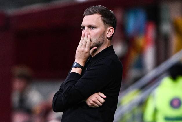 Motherwell v SC Freiburg UEFA Europa Conference League Manager Alfred Johansson of Motherwell during the UEFA Europa Conference League Play-Off First Leg match at Fir Park, Motherwell 20 08 2026 UK Newspapers OUT Copyright: xJamiexJohnstonx FIL-23808-0045