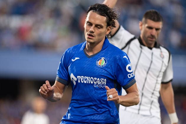 UEFA Conference League 2026 2027 Getafe CF v FK Partizan Beograd Enes Unal of Getafe during UEFA Conference League between Getafe CF v FK Partizan Beograd played at Coliseum Stadium in Getafe, Madrid on August 20, 2026 in Spain Spain Futbol *** UEFA Conference League 2026–2027: Getafe CF vs. FK Partizan Belgrade. Enes Unal of Getafe during the UEFA Conference League match between Getafe CF and FK Partizan Belgrade, played at Coliseum Stadium in Getafe, Madrid on August 20, 2026 in Spain Spanish Soccer Copyright: xSergioxReyesx xAgenciaxLOFx