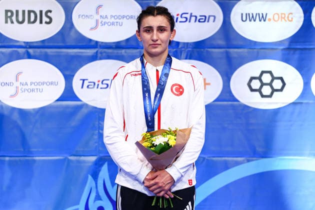 U20 World Championships Podium 76kg WW - Bronze: Elmira Yasin (TUR) *** U20 World Championships, 76kg WW Bronze Medalist: Elmira Yasin (TUR) Copyright: xJakexKirkmanx