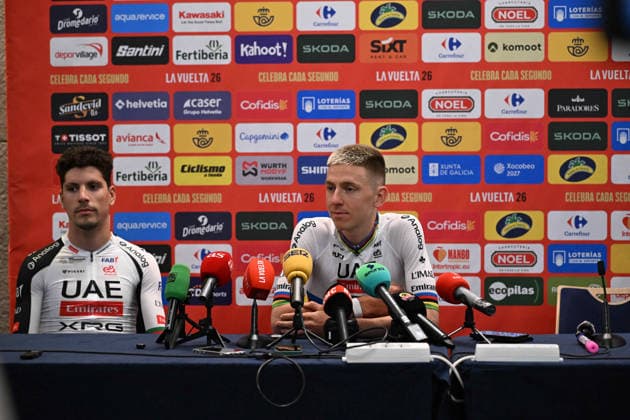 Cycling, Vuelta a España, Tadej Pogacar’s press conference in Monaco