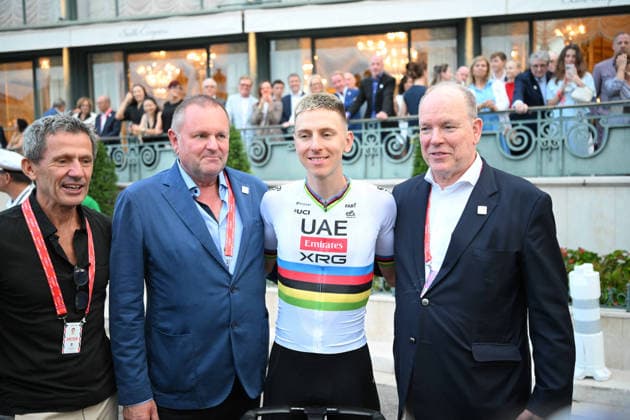 Cycling, Vuelta a España, team presentation in Monaco