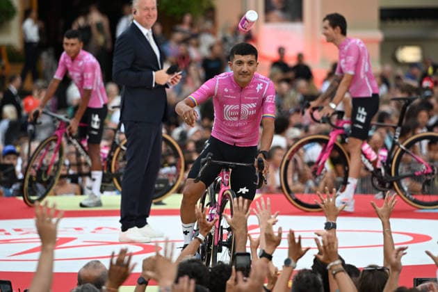 20-08-2026 Presentazione Squadre Vuelta A Espana 2026; 2026, Ef Education - Easypost; Carapaz Antonio, Richard Antonio; Monaco - Montecarlo; 