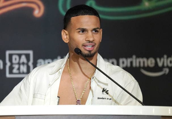 Rolando Romero,Rollys,Rolly,Teofimo Lopez,August 20 2026,Las Vegas,Nevadas,Nevada,Park MGM Resort and Casino,Pressekonferenz press conference, PK, Pressekonferenz Las Vegas Nevada United States Copyright: xTomxHoganx-xHoganphotos.comx916x947x8354xtomhoganphotos@gmail.comx RollyLopezPressConf_Hoganphotos16412