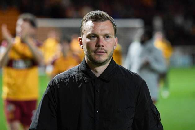 Motherwell v SC Freiburg UEFA Europa Conference League Manager Alfred Johansson of Motherwell at full time during the UEFA Europa Conference League Play-Off First Leg match at Fir Park, Motherwell 20 08 2026 UK Newspapers OUT Copyright: xJamiexJohnstonx FIL-23808-0071