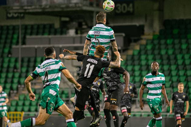 seen during UEFA Conference League qualifying game between teams of Shamrock Rovers FC and Kuopion Palloseura (Maria Eduarda Lopes Ball Raw Images) Dublin Tallaght Stadium Ireland Copyright: xMariaxEduardaxLopesx marialopes_shamrockrovers_kuopionpalloseura_2627 (79 de 83)