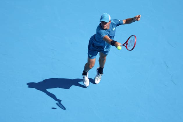 August 20, 2026, Mason, Oh, USA: Cincinnati Open Tennis 2026 - Tommy Paul hits a ball against Flavio Cobolli in the Cincinnati Open Tennis Tournament held in Mason OH. 2026 08 20. Cincinnati Open Tennis 2026  - ZUMAn24_ 20260820_zaf_n24_144 Copyright: xWallyxNellx