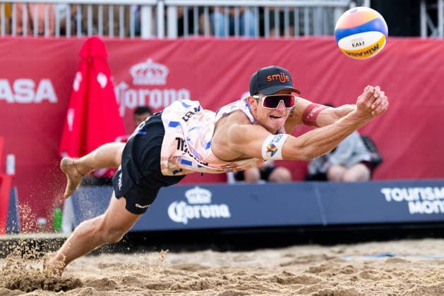 August 20, 2026, Montreal, Quebec, Canada: PHILIPP WALLER and MORITZ PRISTAUZ-TELSNIGG from Austria in match against Steven Abrams and Cameron Chadwick from Canada at Beach Pro Tour at Parc Jean-Drapeau in Montreal, Quebec, Canada on 2026-08-20 VOLLEYBALL: Beach Pro Tour Montreal 2026  - ZUMAl189 20260820_zsp_l189_167 Copyright: xYannickxLegarex
