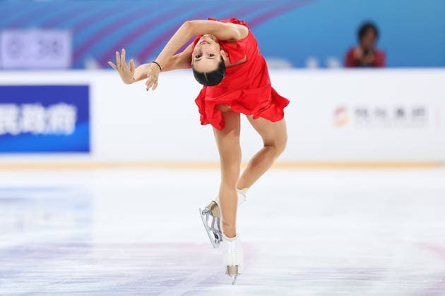 XI AN, CHINA - AUGUST 20: Sofiia Dzepka competes in the junior women s short program on day 1 of the ISU Figure skating, Eiskunstlauf Junior Grand Prix Xi an 2026 on August 20, 2026 in Xi an, Shaanxi Province of China.  Copyright: xVCGx 111661085896