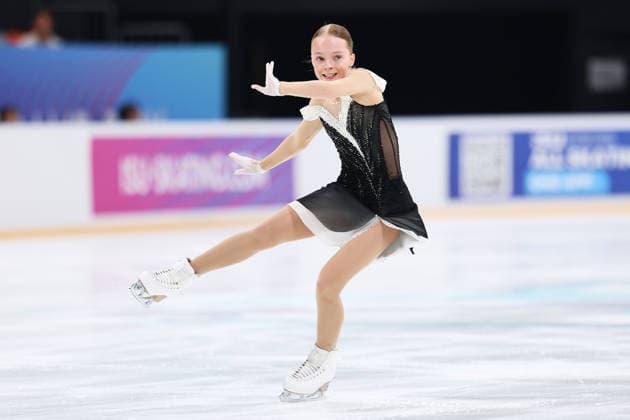 XI AN, CHINA - AUGUST 20: Varvara Stahovich competes in the junior women s short program on day 1 of the ISU Figure skating, Eiskunstlauf Junior Grand Prix Xi an 2026 on August 20, 2026 in Xi an, Shaanxi Province of China.  Copyright: xVCGx 111661086026