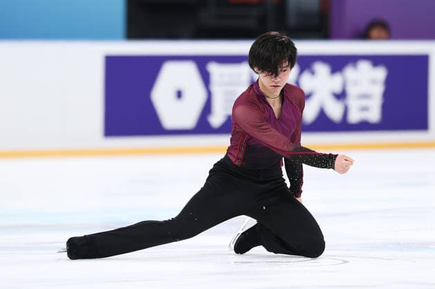 XI AN, CHINA - AUGUST 21: Louie Fukuda-Wu of Chinese Taipei performs in the Junior Men - Short Program short program on day 2 of the ISU Figure skating, Eiskunstlauf Junior Grand Prix Xi an 2026 on August 21, 2026 in Xi an, Shaanxi Province of China.  Copyright: xVCGx 111661212817