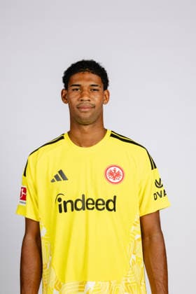Torwart Kaua Santos (Eintracht Frankfurt) - Eintracht Frankfurt Porträttermin 2026 2027 Eintracht Frankfurt Porträttermin 2026 2027 SGE *** Goalkeeper Kaua Santos Eintracht Frankfurt Eintracht Frankfurt Photo Shoot 2026 2027 Eintracht Frankfurt Photo Shoot 2026 2027 SGE