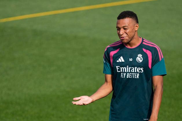 August 21, 2026, Valdebebas, Madrid, Spain: Kylian Mbappe during the training day of Real Madrid ahead the Spanish League, LaLiga EA Sports, football match against RC Espanyol de Barcelona at Ciudad Deportiva Real Madrid on August 21, 2026, in Valdebebas, Madrid, Spain. Real Madrid Training And press conference, PK, Pressekonferenz - LaLiga EA Sports  - ZUMAa181 20260821_zaa_a181_042 Copyright: xOscarxJ.xBarrosox