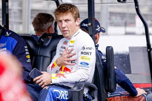 ZANDVOORT - Liam Lawson from New Zealand, driver for Oracle Red Bull Racing, during the free practice session of the Formula 1 Heineken Dutch Grand Prix at Circuit Zandvoort on August 21, 2026, in Zandvoort, the Netherlands. MARCEL TER BALS ANP xVIxANPxSportx xMarcelxterxBalsxIVx 565929292 originalFilename: 565929292.jpg