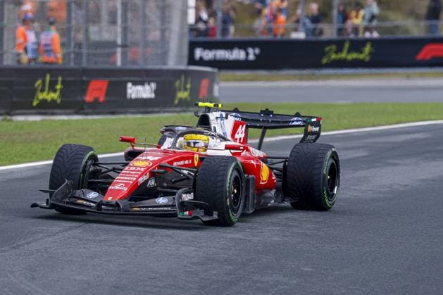 ZANDVOORT - Lewis Hamilton of Great Britain and driver for Scuderia Ferrari HP during free practice of the Formula 1 Heineken Dutch Grand Prix at Circuit Zandvoort on August 21, 2026 in Zandvoort, the Netherlands. MARCEL TER BALS ANP xVIxANPxSportx xMarcelxterxBalsxIVx 565929906 originalFilename: 565929906.jpg