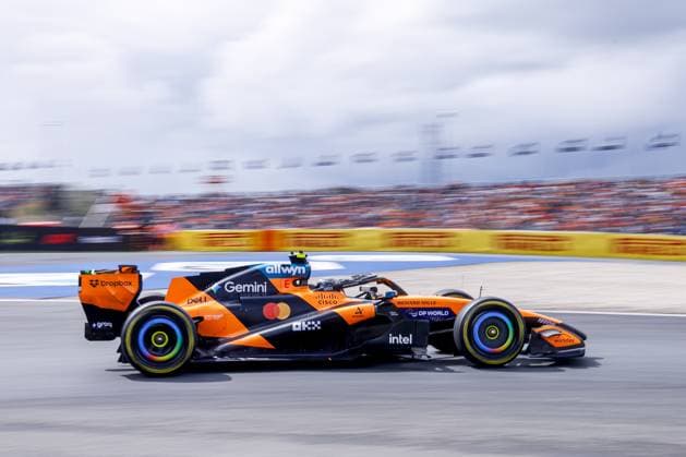 ZANDVOORT - Lando Norris of Great Britain, driver for McLaren Formula 1 Team, during free practice for the Formula 1 Heineken Dutch Grand Prix at Circuit Zandvoort on August 21, 2026, in Zandvoort, the Netherlands. MARCEL TER BALS ANP xVIxANPxSportx xMarcelxterxBalsxIVx 565931433 originalFilename: 565931433.jpg