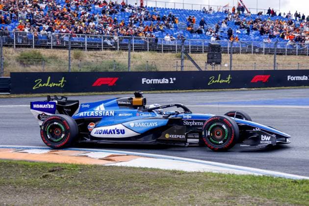 ZANDVOORT - Alexander Albon from Thailand, driver for Atlassian Williams Racing, during free practice for the Formula 1 Heineken Dutch Grand Prix at Circuit Zandvoort on August 21, 2026, in Zandvoort, the Netherlands. MARCEL TER BALS ANP xVIxANPxSportx xMarcelxterxBalsxIVx 565932156 originalFilename: 565932156.jpg