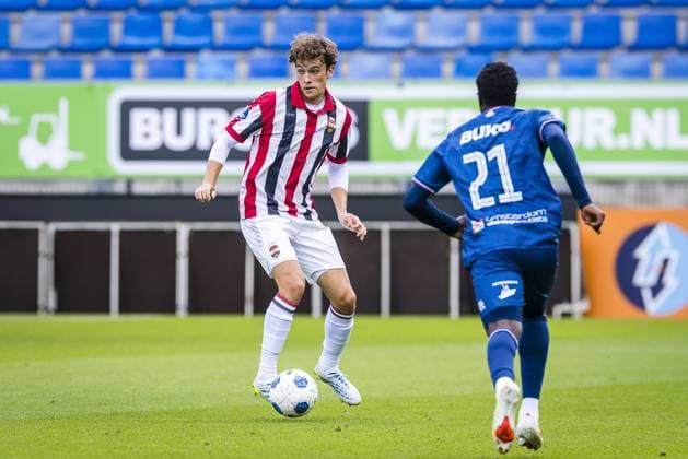 TILBURG , 21-08-2026 , Koning Willem II stadium , season 2026 2027 , Dutch Eredivisie football , match between Willem II and Telstar (friendly) , picture shows Willem II player Jens Mathijsen Willem II - Telstar (friendly)  x205893964x Copyright: