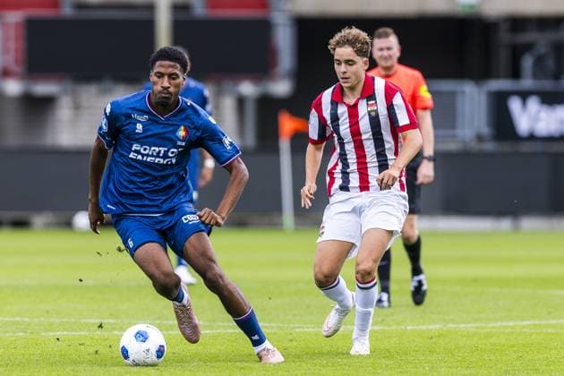 Football, friendly match, Willem II Tilburg v SC Telstar
