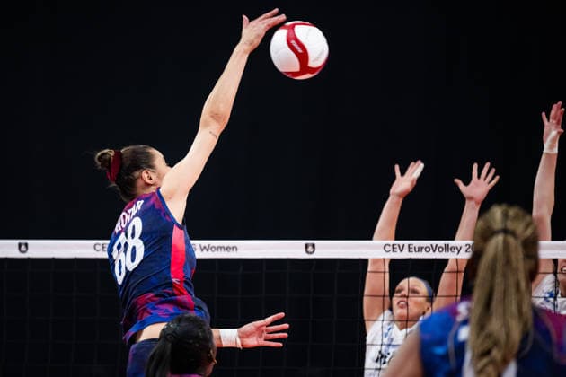 260821 Amelie Rotar of France during the CEV EuroVolley 2026 group stage volleyball match between France and Slovakia on August 21, 2026 in Gothenburg. Photo: Mathias Bergeld BILDBYRAN kod MB MB1401 volleyboll volleyball cev eurovolley 2026 volleyboll-em france slovakia dam bbeng frankrike slovakien women kvinner *** August 21, 2026: Amelie Rotar of France during the CEV EuroVolley 2026 group stage volleyball match between France and Slovakia on August 21, 2026 in Gothenburg. Photo by Mathias Bergeld. BILDBYRAN code MB MB1401 volleyball CEV EuroVolley 2026 women s volleyball European Championship France Slovakia  Copyright: MATHIASxBERGELD BB260821MB041