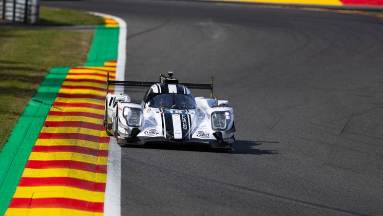 Idec 4 Hours of Spa Francorchamps ELMS Idec Sport LMP2 18 gefahren von Jamie Chadwick, Laurents Hörr Valerio Rinicella 4 Hours of Spa Francorchamps Lauf der European Le Mans Series in Spa (Belgien, Lüttich) *** Idec Sport 4 Hours of Spa Francorchamps ELMS Idec Sport LMP2 18 driven by Jamie Chadwick, Laurents Hörr, and Valerio Rinicella 4 Hours of Spa Francorchamps race of the European Le Mans Series in Spa, Belgium, Liège