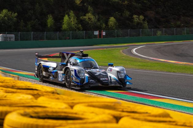 CLX Motorsport 4 Hours of Spa Francorchamps ELMS CLX Motorsport LMP2 37 gefahren von Adrien Closemenil, Theodor Jensen und Ian Aguilera 4 Hours of Spa Francorchamps Lauf der European Le Mans Series in Spa (Belgien, Lüttich) *** CLX Motorsport 4 Hours of Spa Francorchamps ELMS CLX Motorsport LMP2 No. 37 driven by Adrien Closemenil, Theodor Jensen, and Ian Aguilera 4 Hours of Spa Francorchamps race of the European Le Mans Series in Spa, Belgium, Liège