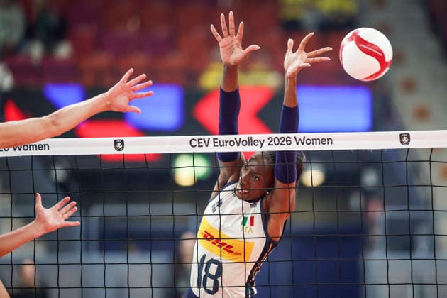 GOTHENBURG, SWEDEN 20260821 Italy s Paola Ogechi Egonu in action during the women s EuroVolley 2026 European Championship, EM, Europameisterschaft pool D match between Croatia and Italy at Scandinavium arena in Gothenburg, Sweden, on Aug. 21, 2026. GÖTEBORG SWEDEN x9200x *** GOTHENBURG, SWEDEN Aug. 21, 2026 Italy s Paola Ogechi Egonu in action during the Women s EuroVolley 2026 European Championship Pool D match between Croatia and Italy at the Scandinavium Arena in Gothenburg, Sweden, on Aug. 21, 2026 GOTHENBURG, SWEDEN x9200x  Copyright: xAdamxIhse TTx SWEDEN EUROVOLLEY CROATIA-ITALY