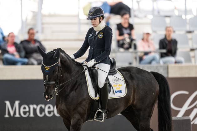 260821 Renee Claesson Ribring of Sweden with horse Zapp compete in the Para Dressage Grand Prix B Team Final Grade III on August 21, 2026 in Aachen. Photo: Emma Wallskog BILDBYRAN kod EW EW0694 ridsport equestrian rid-vm 2026 2026 fei world championships bbeng ridsport-vm dressyr dressage para dressage paradressyr parasport *** August 21, 2026: Renee Claesson Ribring of Sweden, riding Zapp, competed in the Para Dressage Grand Prix B Team Final, Grade III, on August 21, 2026 in Aachen. Photo by Emma Wallskog. BILDBYRAN code EW EW0694 equestrian sports riding 2026 World Championships 2026 FEI World Championships BBENG equestrian sports World Championships dressage para dressage parasports  Copyright: EMMAxWALLSKOG BB260821EW021