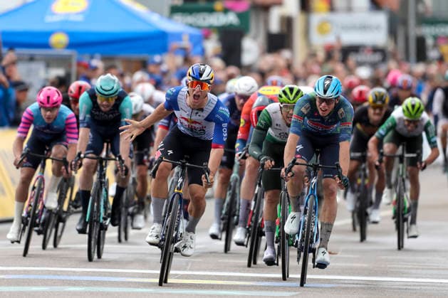 Radsport - LIDL DEUTSCHLAND TOUR 2026 - 21.08.26, 2. Etappe - Schwäbisch Hall - Offenbach an der Queich, Sieger Alessio Magagnotti (ITA BORA HANS GROHE) - *** Cycling: LIDL GERMANY TOUR 2026, August 26, 2021, Stage 2: Schwäbisch Hall to Offenbach an der Queich; Winner: Alessio Magagnotti (ITA, BORA HANS GROHE)
