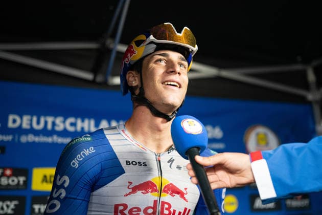 Lidl Deutschland Tour, Etappe 2, 21.08.2026 Alessio Magagnotti (ITA, RED BULL - BORA - HANSGROHE ROOKIES) Offenbach an der Queich Germany *** Lidl Germany Tour, Stage 2, August 21, 2026 Alessio Magagnotti (ITA), RED BULL BORA HANSGROHE ROOKIES Offenbach an der Queich, Germany Copyright: xCarlaxHilgerx