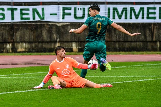 Football, Bavarian Regional League, TSV Schwaben Augsburg v FC Augsburg II
