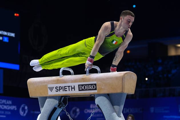 2026 Men s Artistic European Gymnastics Championships, Arena Zagreb, Zagreb, Croatia 21 8 2026 Men s Pommel Horse Final Ireland s Rhys McClenaghan Rhys McClenaghan 21 8 2026  Copyright: xx 0NIK3840